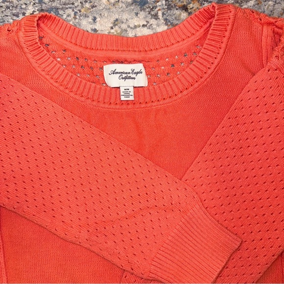100% cotton coral sweater- American Eagle Outfitters - Picture 9 of 10